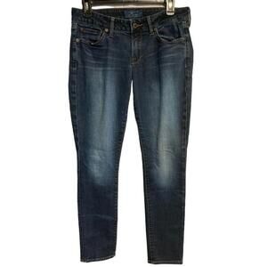 Lucky Brand Lolita Skinny Women's Jeans Mid Rise Dark Wash Blue Denim Size 6/28A